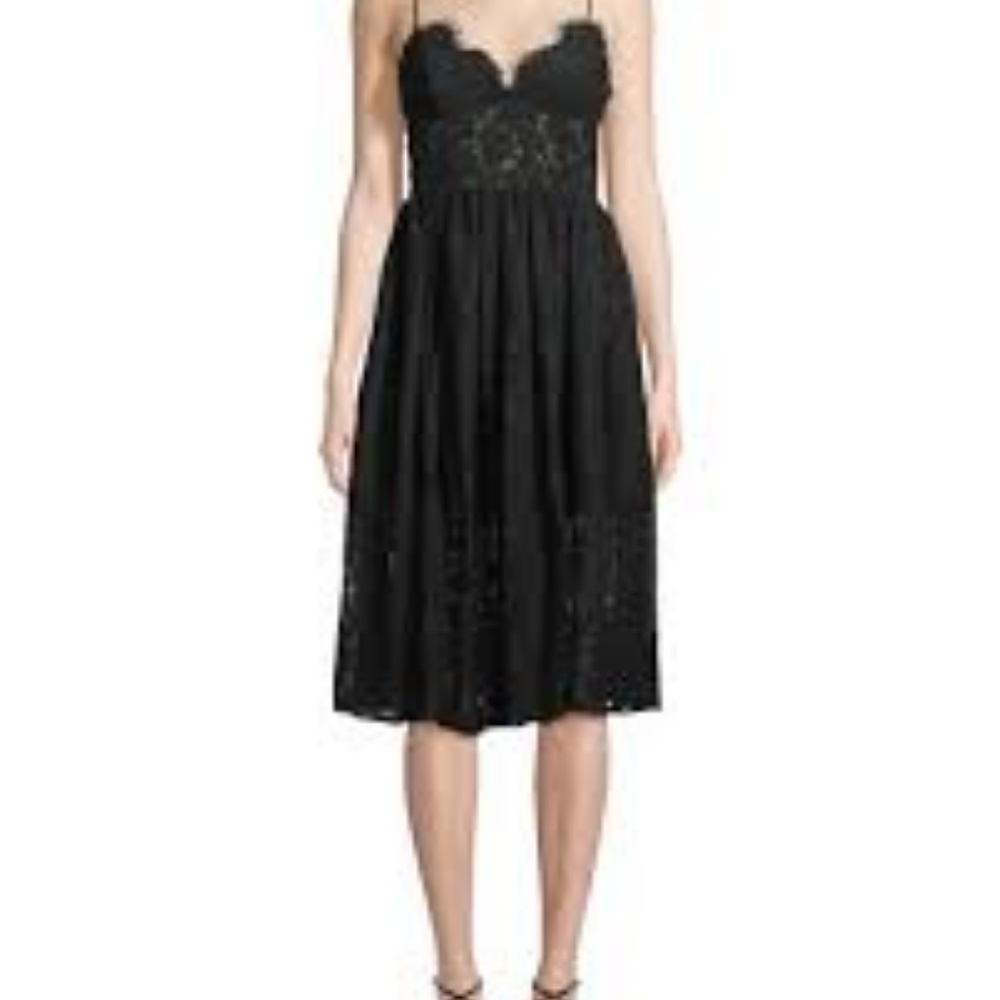 Fame and Partners Dark Romance Lace Dress